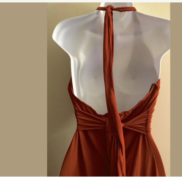 Body Central Orange Dress Juniors - Picture 5 of 7